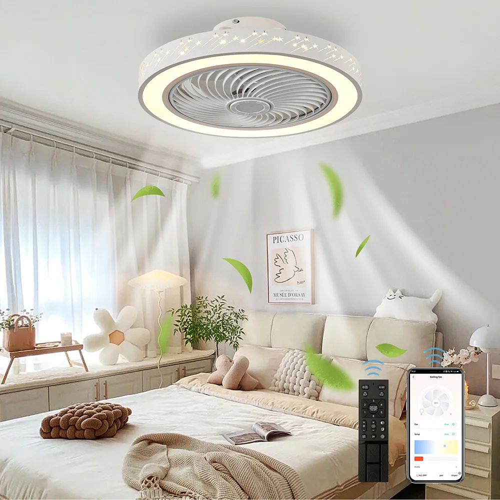 Smart App ceiling fan 46CM fan - Smart Ceiling Fan recensie en prijs