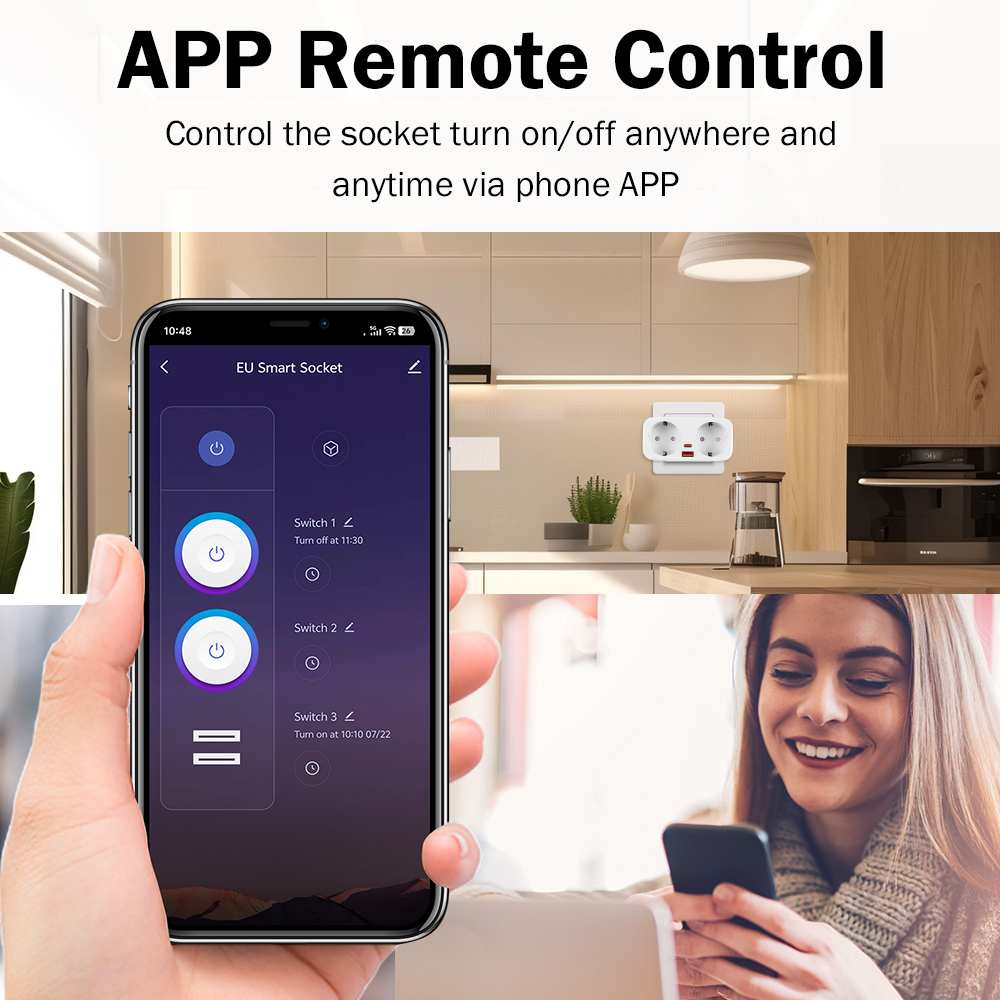 Tuya 16A WiFi Smart EU Plug PD - Smart Home Technology recensie en prijs