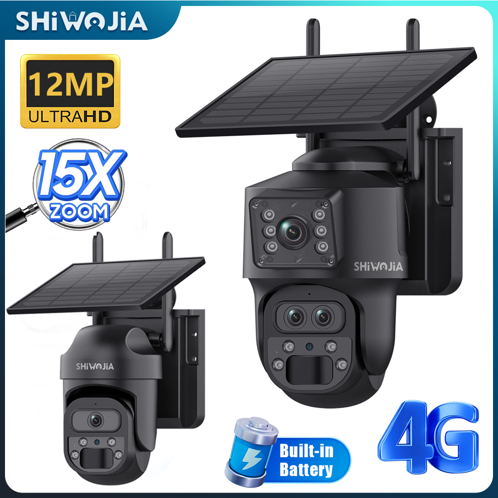SHIWOJIA 15X ZOOM Solar Camera - Smart Home Outdoor Camera recensie en prijs