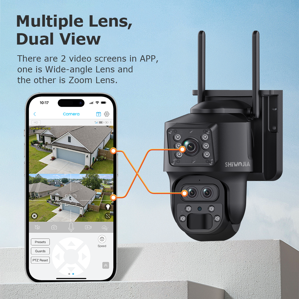 SHIWOJIA 15X ZOOM Solar Camera - Smart Home Outdoor Camera recensie en prijs