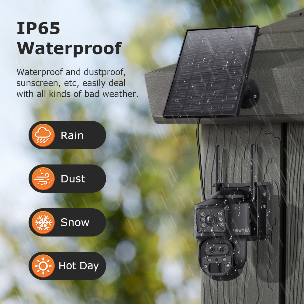 SHIWOJIA 15X ZOOM Solar Camera - Smart Home Outdoor Camera recensie en prijs
