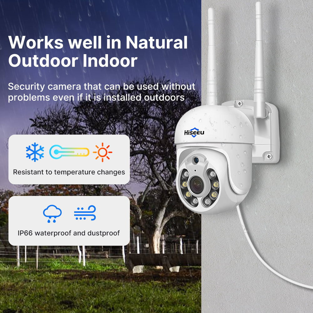 Hiseeu 5MP WiFi CCTV Camera Se - Smart Home Outdoor Camera recensie en prijs