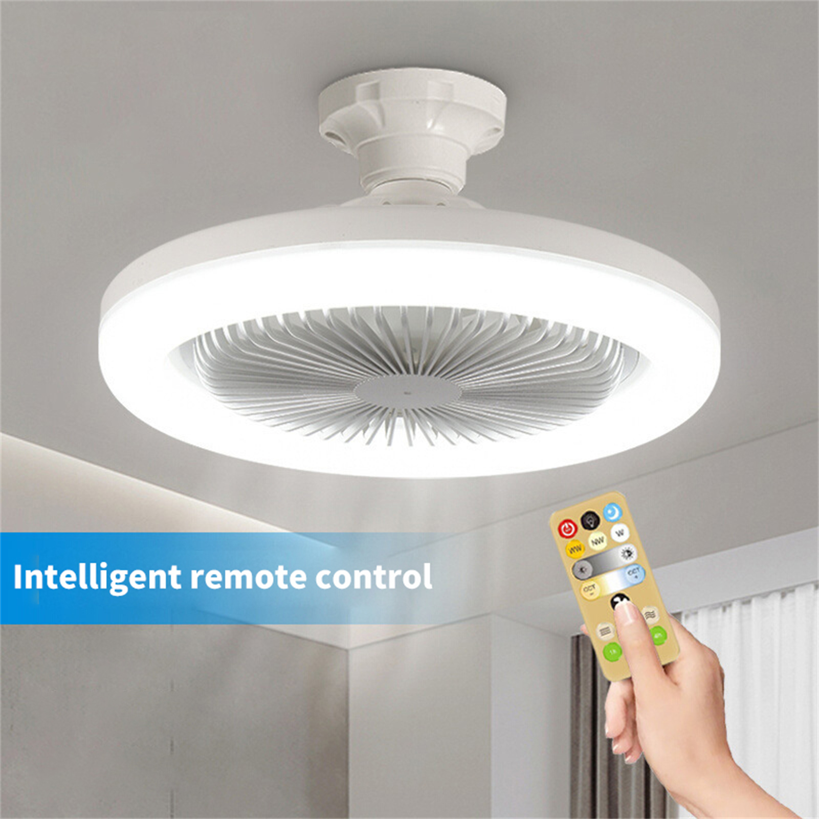 E27 Smart Fan Light Remote Con - Smart Ceiling Fan recensie en prijs