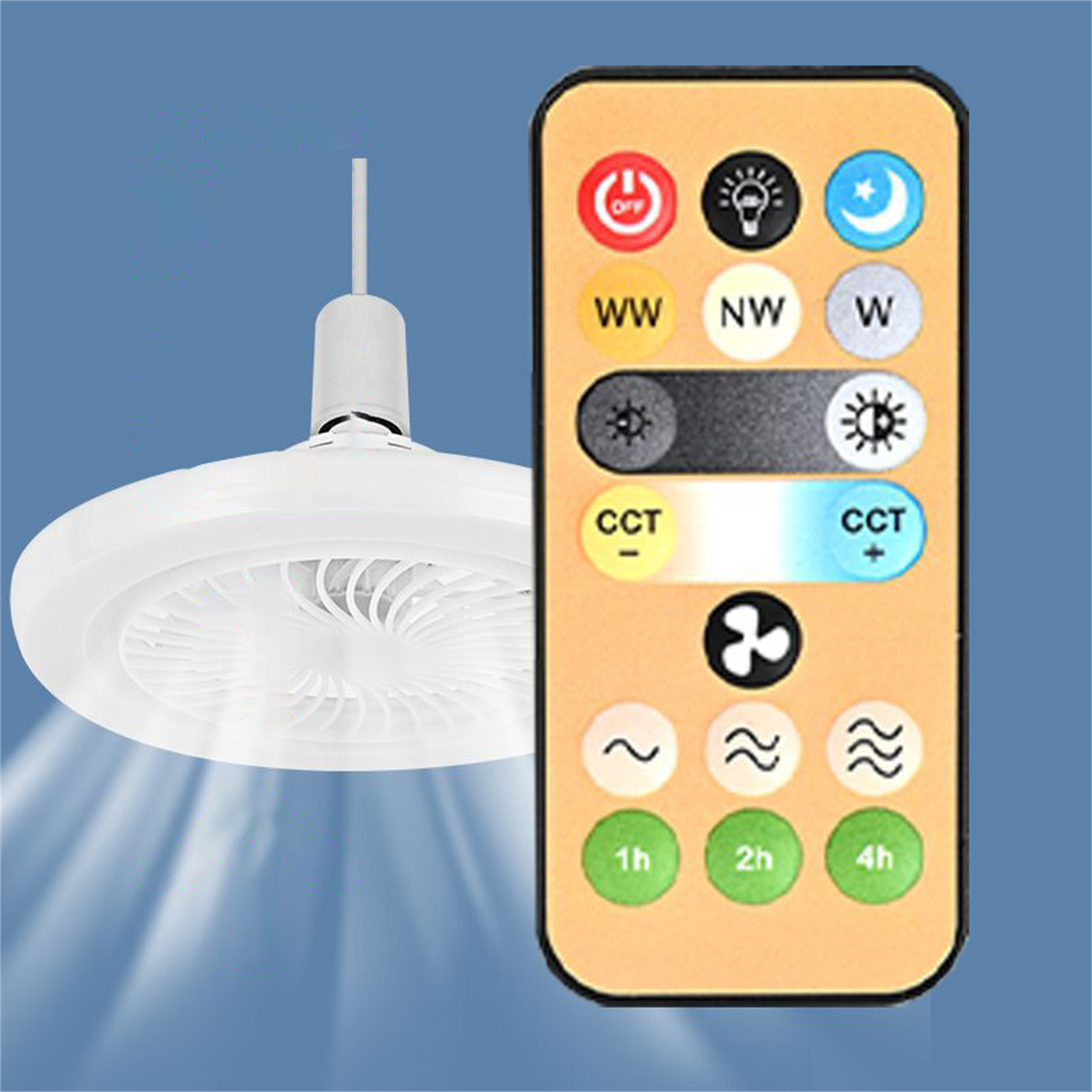 E27 Smart Fan Light Remote Con - Smart Ceiling Fan recensie en prijs