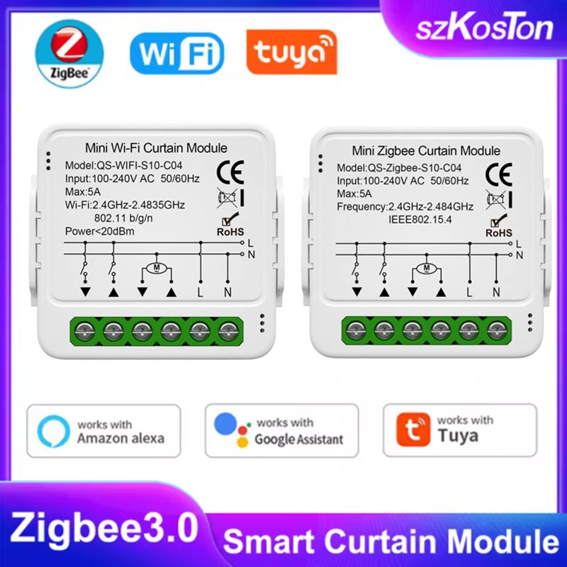 Tuya Smart WiFi Zigbee Curtain - Home Automation Kit recensie en prijs