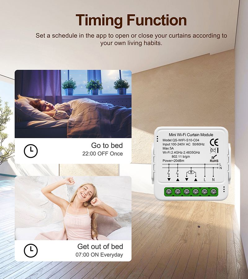 Tuya Smart WiFi Zigbee Curtain - Home Automation Kit recensie en prijs