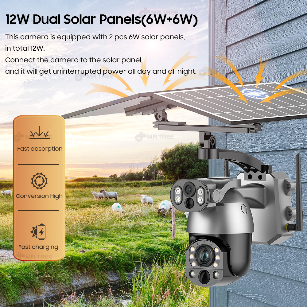 4K 50X Optical Zoom Dual Lens  - Smart Home Outdoor Camera recensie en prijs