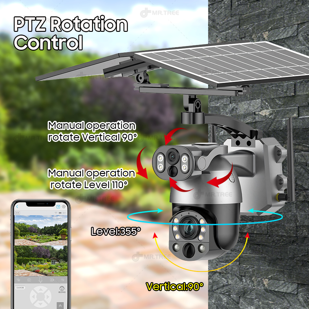 4K 50X Optical Zoom Dual Lens  - Smart Home Outdoor Camera recensie en prijs