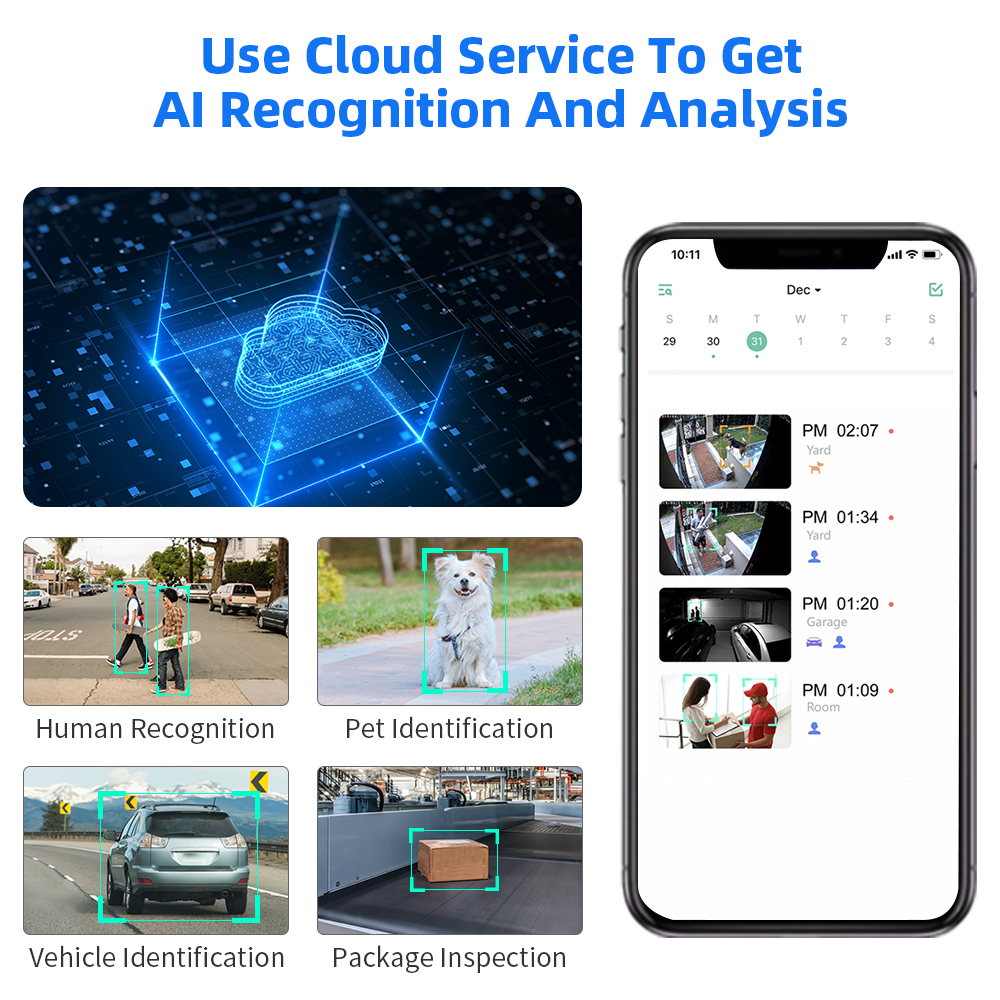 Hiseeu 3MP Cloud AI WiFi Video - Smart Home Outdoor Camera recensie en prijs