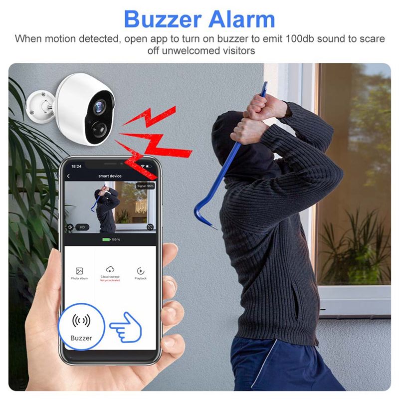 BTLIFE-3MP 9000Mah Battery WIF - Smart Home Yellow recensie en prijs