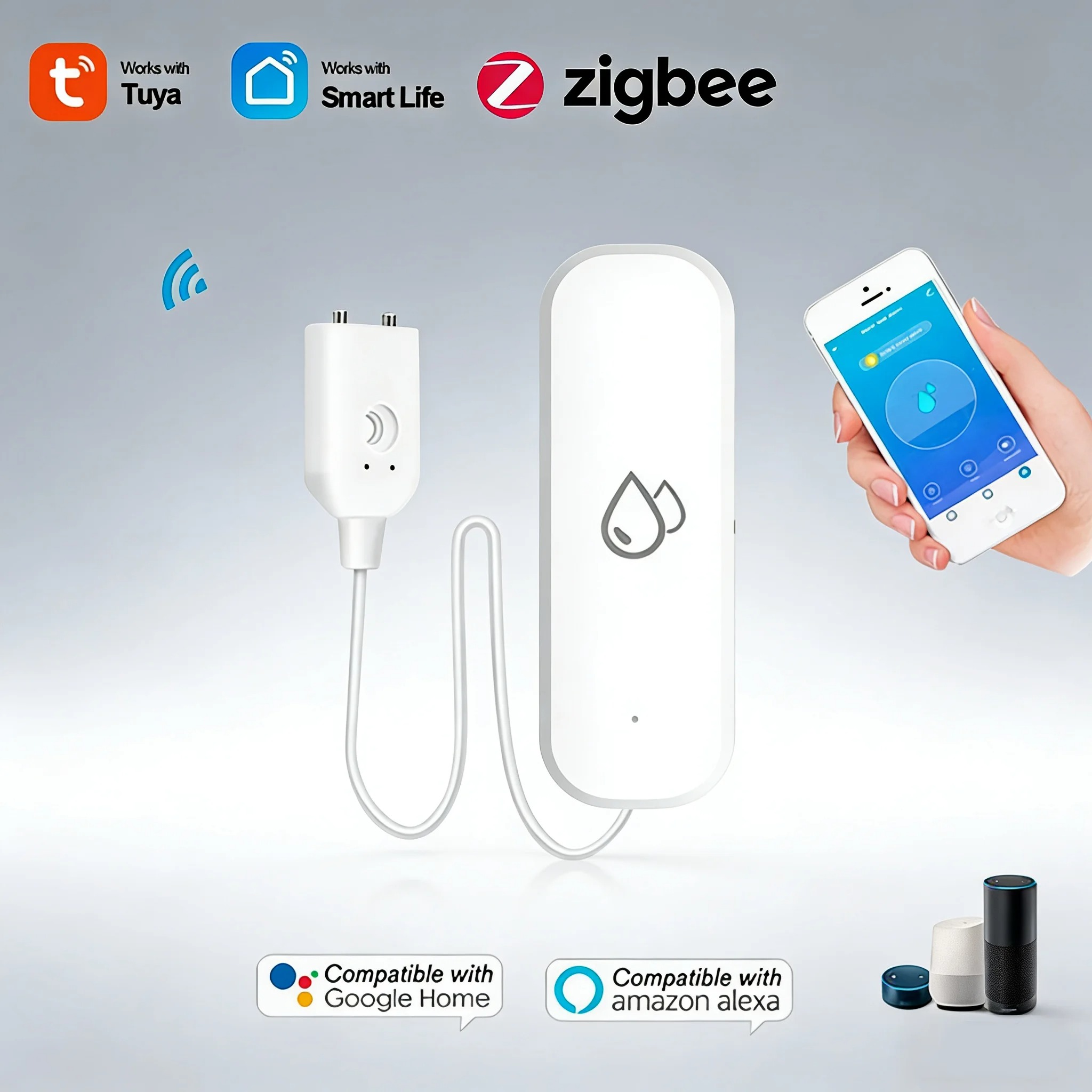 Smart Home Zigbee Water Leak D - Smart Home Security System recensie en prijs